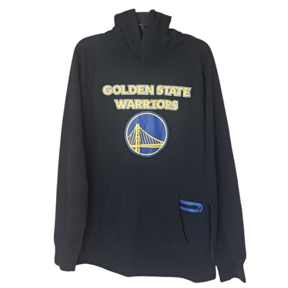 NBA Golden State Warriors Navy Sweatshirt Hoodie XL Preowned